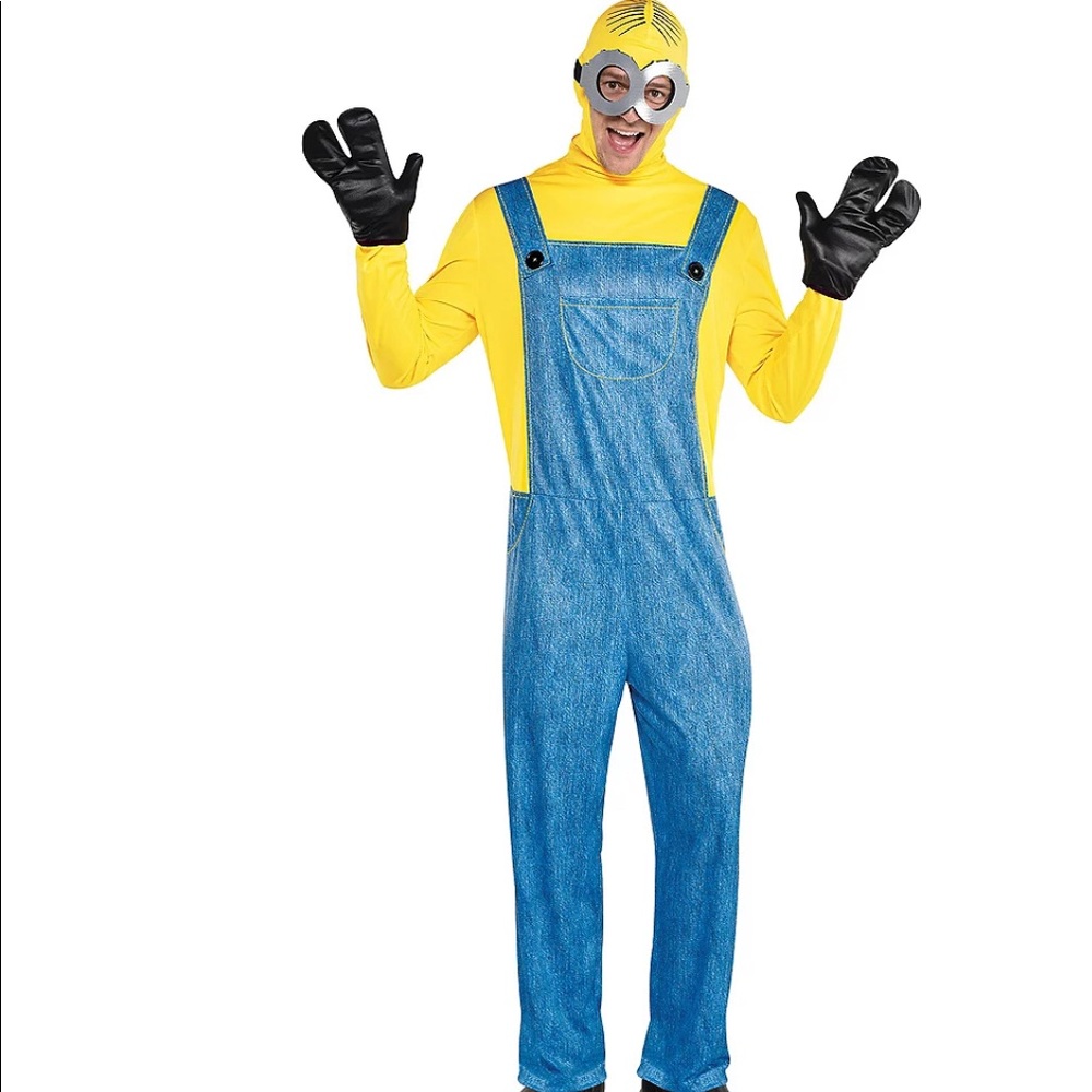 Mens Minions Costume, one size, one use